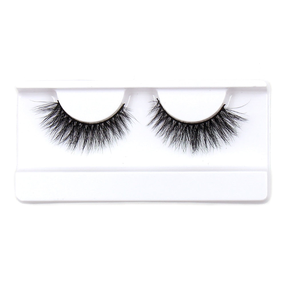 FOXESJI Mink Eyelashes Makeup 3D Mink Lashes Thick Cross Volume Fluffy Cruelty free Eye Lashes Dramatic False Eyelashes Eyelash