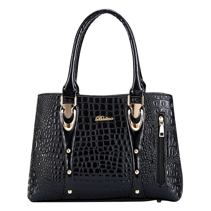 Gykaeo Famous Brand Women Handbags Ladies Hand Bags Luxury Handbags Women Bags Designer 2022 Crocodile Leather Bags for Women