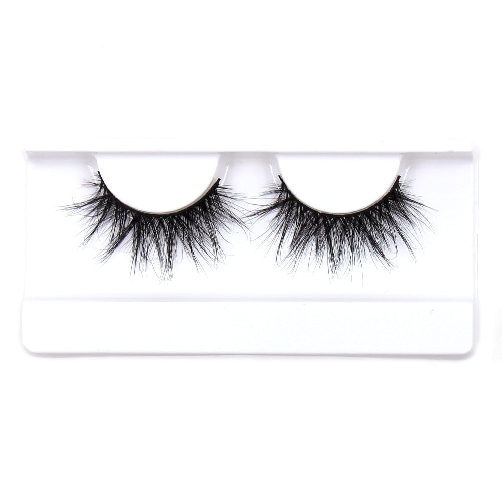 FOXESJI Mink Eyelashes Makeup 3D Mink Lashes Thick Cross Volume Fluffy Cruelty free Eye Lashes Dramatic False Eyelashes Eyelash