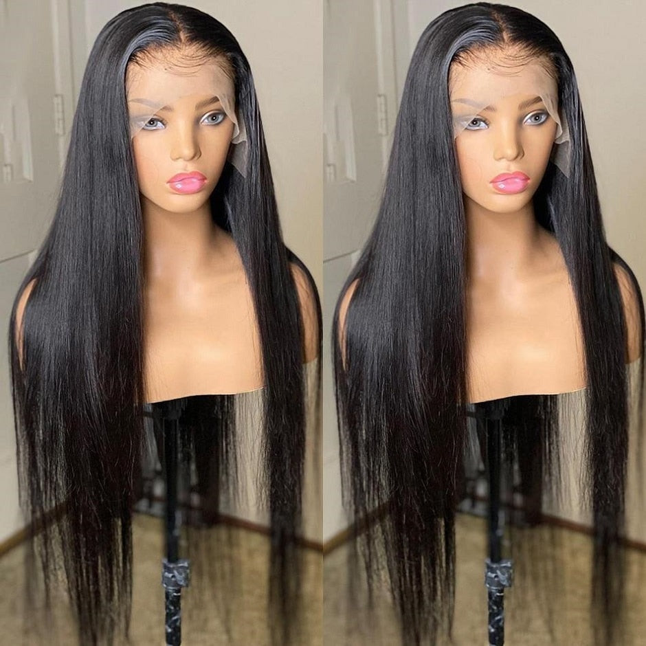 30 32 Inch Straight Lace Front Wig For Women TRACY Human Hair Wigs 13x4 HD Transparent Lace Frontal Wig 4x4 Lace Closure Wig