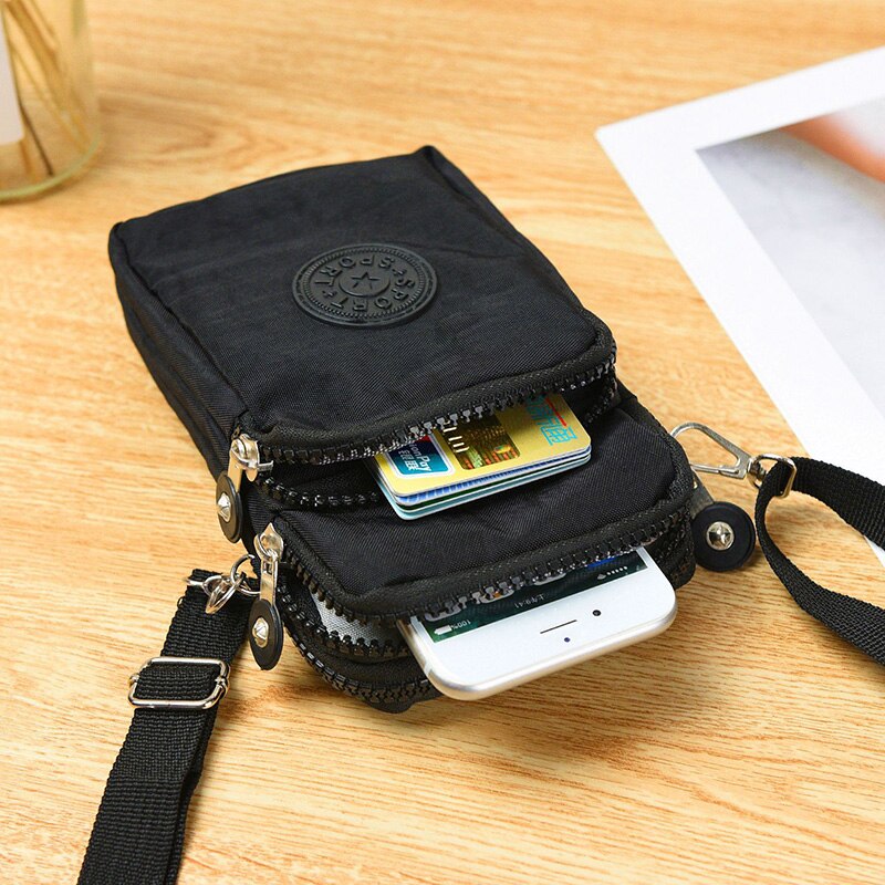 Mini Girl Handbag Neck Shoulder Bag  Travel Wallets Women Small Messenger Money Pouch Put Keys Phone Passport Cards Purse