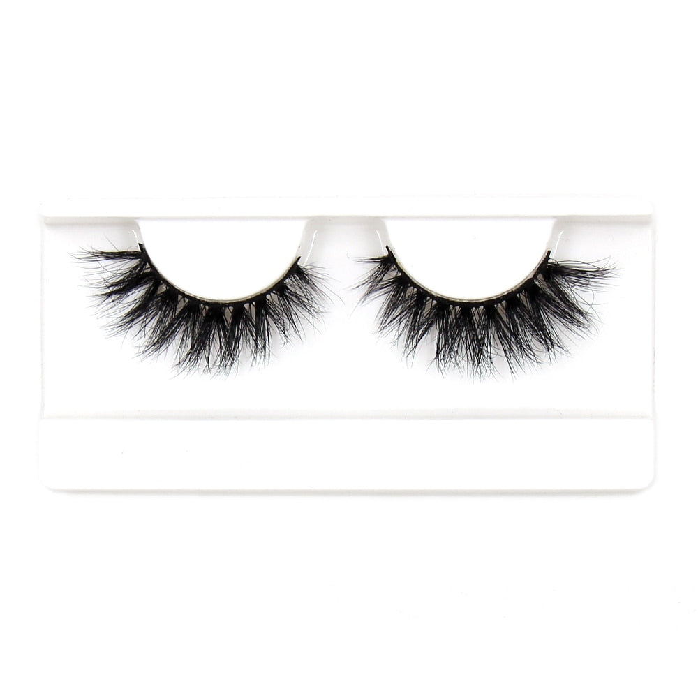 FOXESJI Mink Eyelashes Makeup 3D Mink Lashes Thick Cross Volume Fluffy Cruelty free Eye Lashes Dramatic False Eyelashes Eyelash