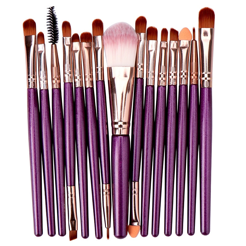 FJER 6PCS-20PCs Makeup Brush Set Cosmetict Makeup For Face Make Up Tools Women Beauty Professional Foundation Blush Eyeshadow