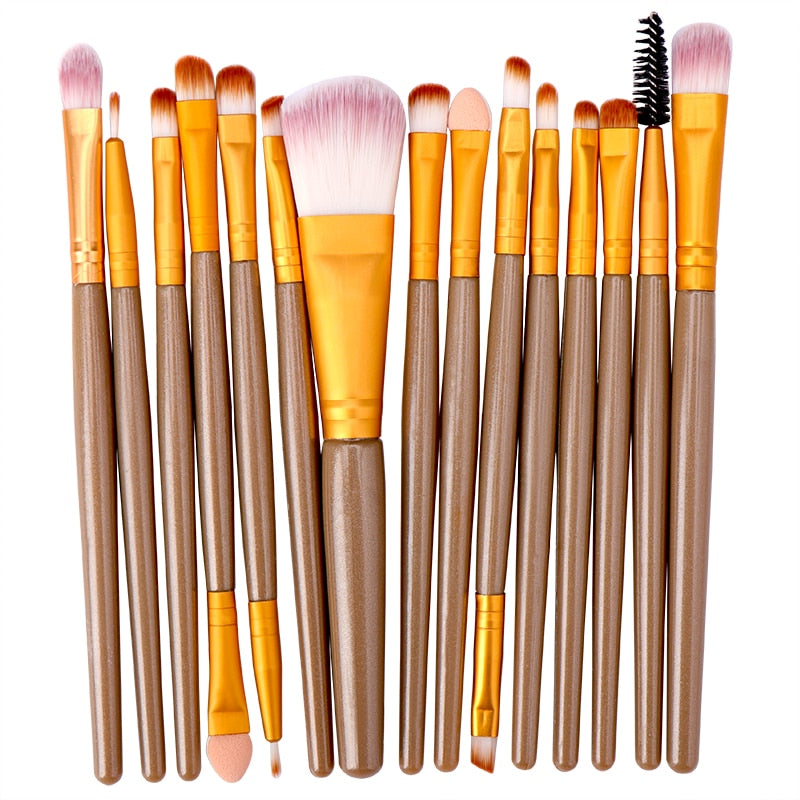 FJER 6PCS-20PCs Makeup Brush Set Cosmetict Makeup For Face Make Up Tools Women Beauty Professional Foundation Blush Eyeshadow