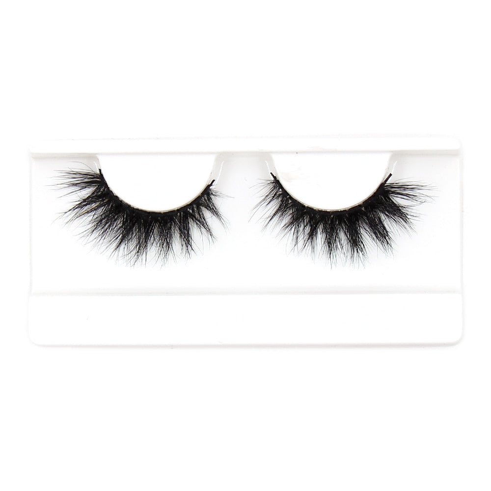 FOXESJI Mink Eyelashes Makeup 3D Mink Lashes Thick Cross Volume Fluffy Cruelty free Eye Lashes Dramatic False Eyelashes Eyelash