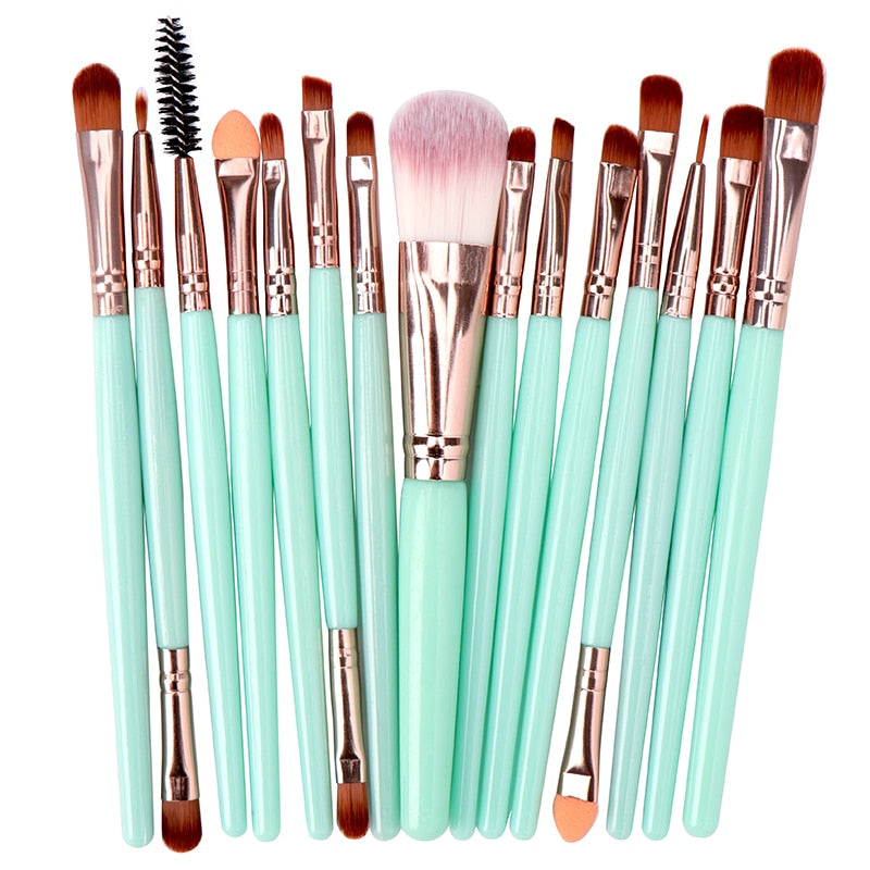 FJER 6PCS-20PCs Makeup Brush Set Cosmetict Makeup For Face Make Up Tools Women Beauty Professional Foundation Blush Eyeshadow