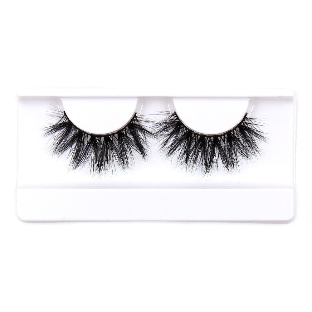 FOXESJI Mink Eyelashes Makeup 3D Mink Lashes Thick Cross Volume Fluffy Cruelty free Eye Lashes Dramatic False Eyelashes Eyelash