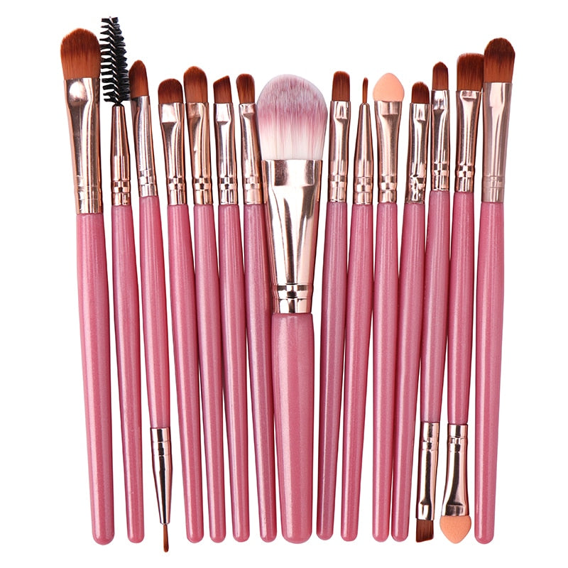 FJER 6PCS-20PCs Makeup Brush Set Cosmetict Makeup For Face Make Up Tools Women Beauty Professional Foundation Blush Eyeshadow