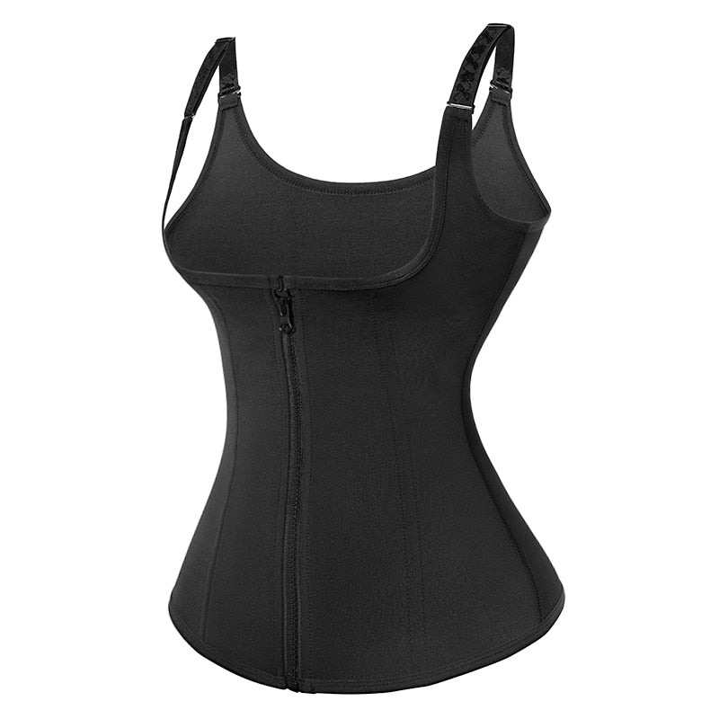 Sweat Waist Trainer Vest Slimming Corset for Weight Loss Body Shaper Sauna Suit Compression Shirt Belly Girdle Tops Shapewear