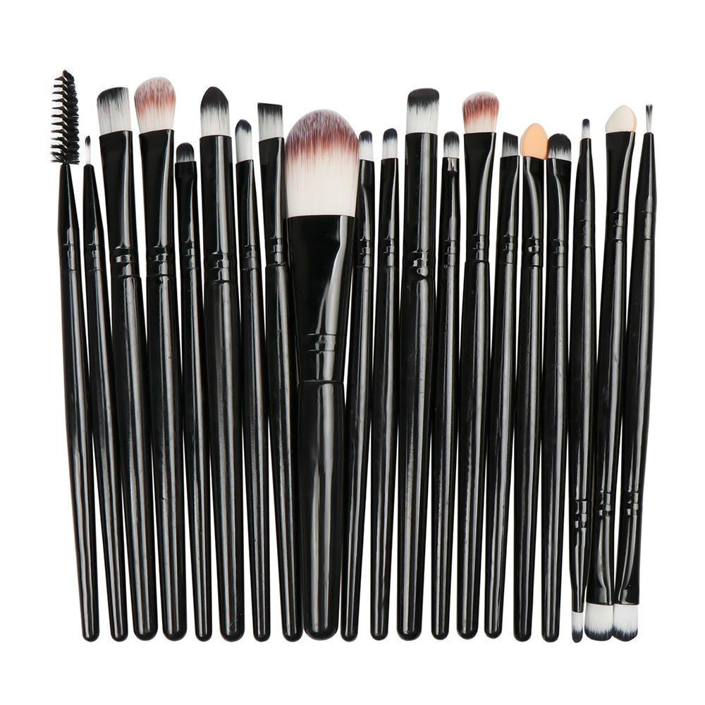 FJER 6PCS-20PCs Makeup Brush Set Cosmetict Makeup For Face Make Up Tools Women Beauty Professional Foundation Blush Eyeshadow