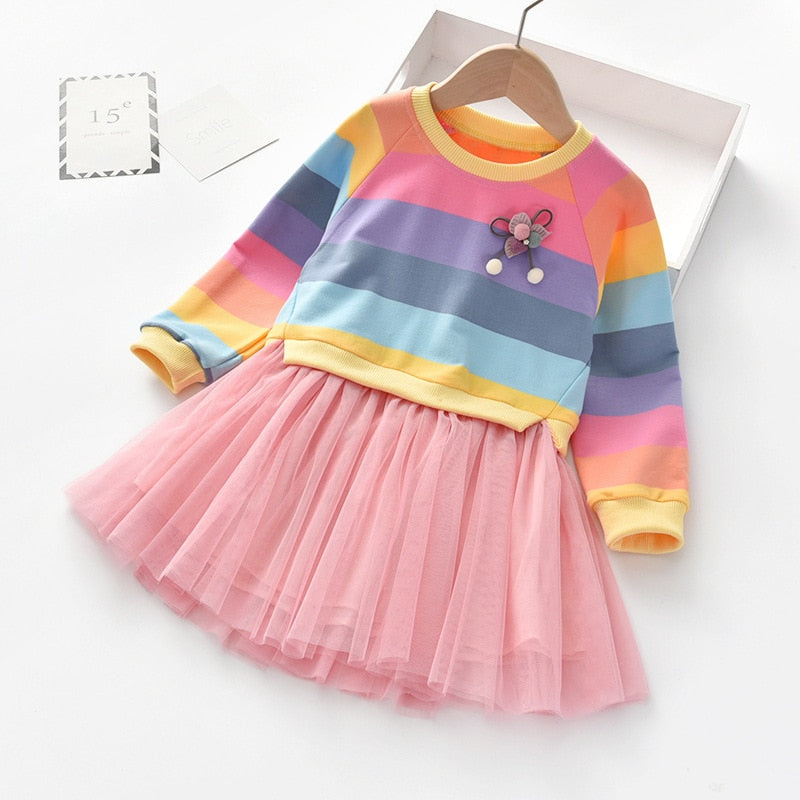 Unicon Children Dress Spring Summer Turn-Down Collar Kids Clothes Fashion toddler Baby Girls Clothing Summer Dress Girl