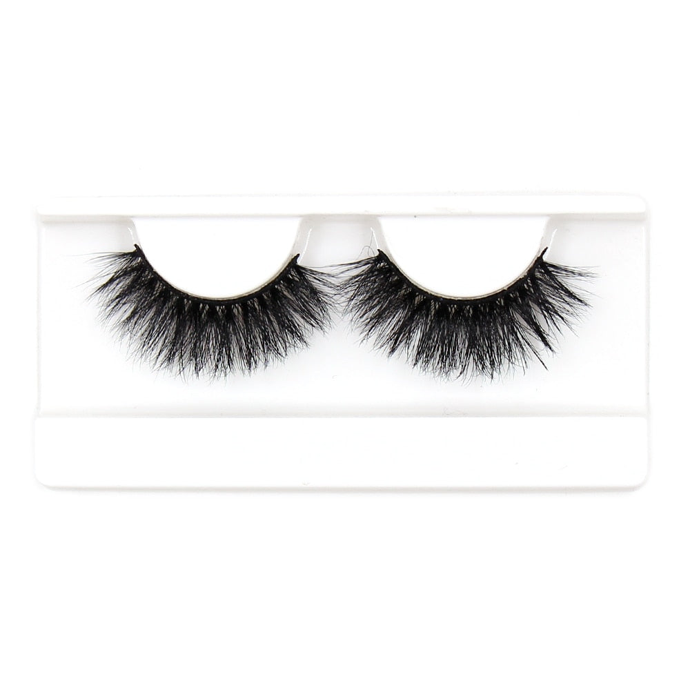 FOXESJI Mink Eyelashes Makeup 3D Mink Lashes Thick Cross Volume Fluffy Cruelty free Eye Lashes Dramatic False Eyelashes Eyelash