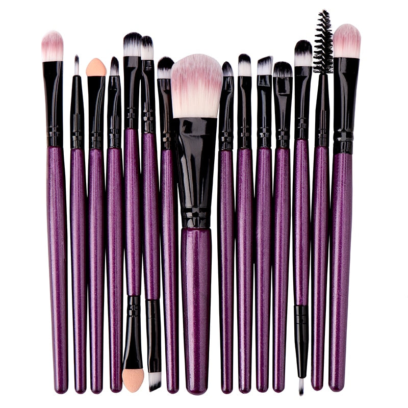 FJER 6PCS-20PCs Makeup Brush Set Cosmetict Makeup For Face Make Up Tools Women Beauty Professional Foundation Blush Eyeshadow