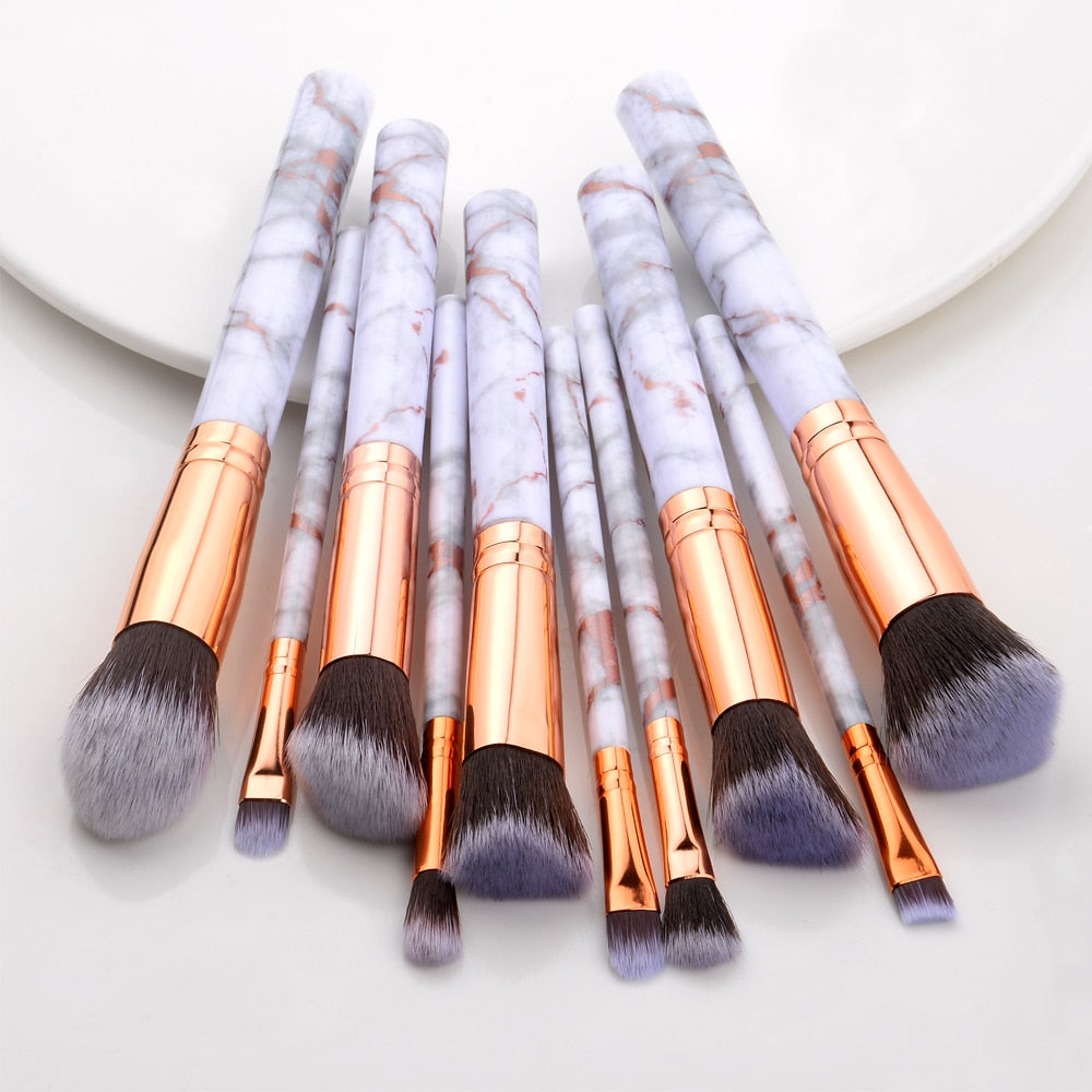 FLD 5/15Pcs Makeup Brushes Tool Set Cosmetic Powder Eye Shadow Foundation Blush Blending Beauty Make Up Brush Maquiagem