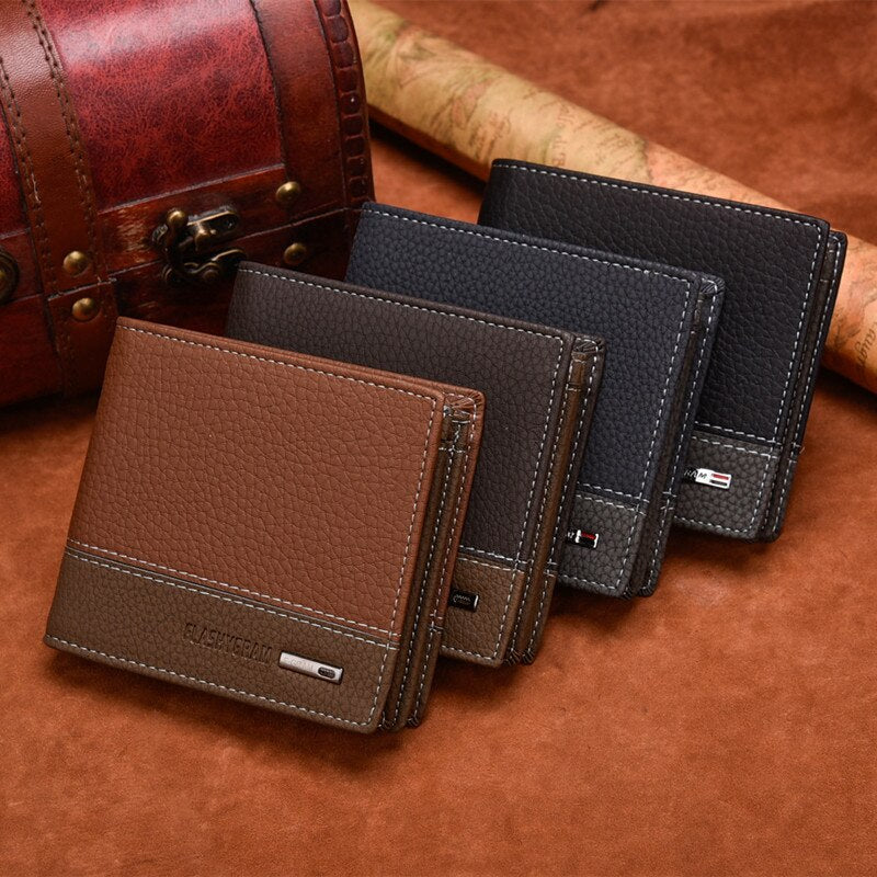 Portomonee For Men Wallet Purse Male Money Bag Walet Small Cuzdan Vallet Business Card Holder Klachi Kashelek Koshelok Partmane