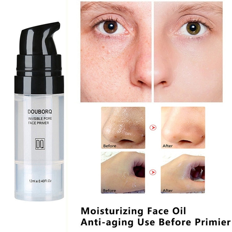 Magic Invisible Pore Makeup Primer Pores Disappear Face Oil-control Make Up Base Contains Vitamin A,C,E for Optimum Skin Health