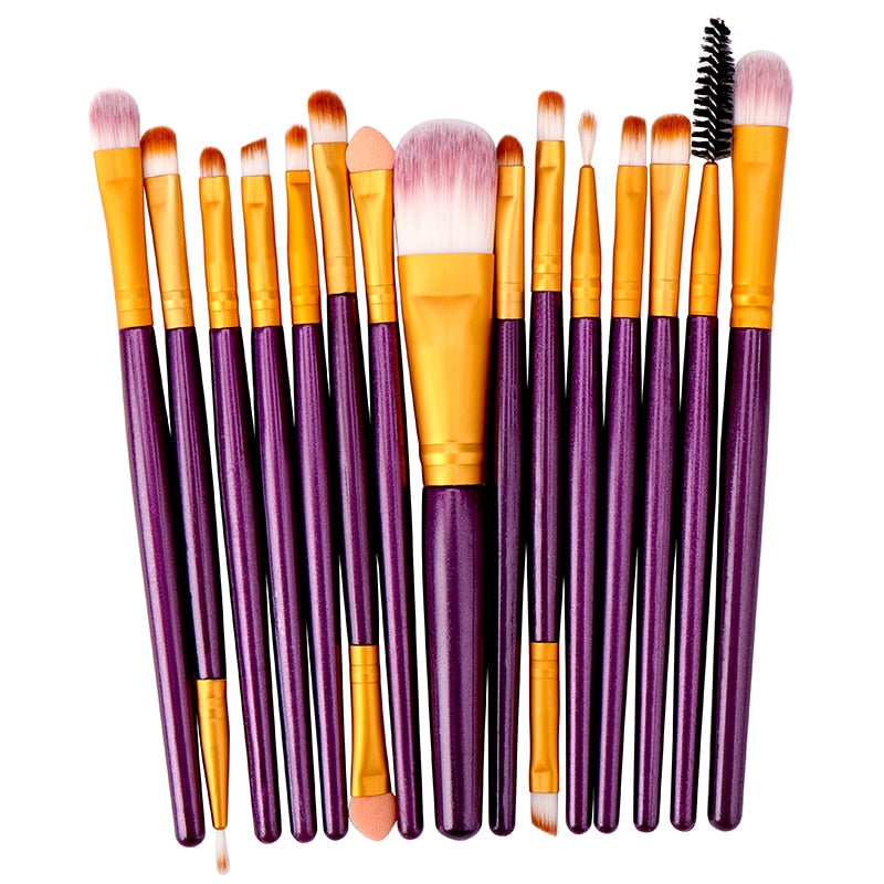 FJER 6PCS-20PCs Makeup Brush Set Cosmetict Makeup For Face Make Up Tools Women Beauty Professional Foundation Blush Eyeshadow