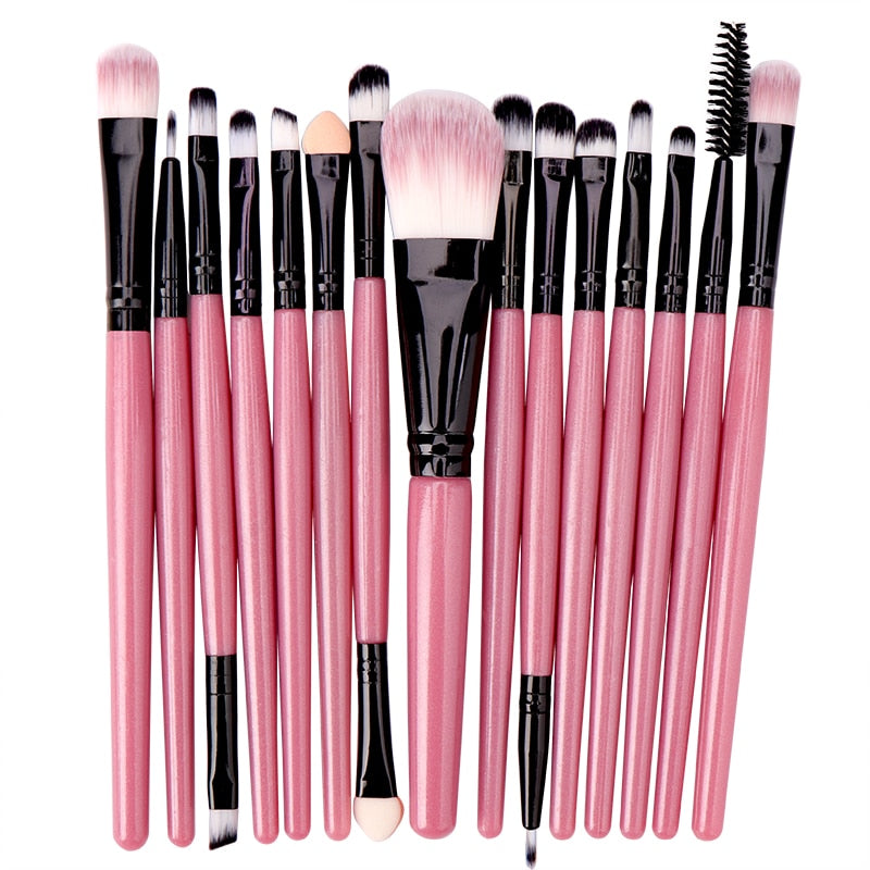 FJER 6PCS-20PCs Makeup Brush Set Cosmetict Makeup For Face Make Up Tools Women Beauty Professional Foundation Blush Eyeshadow