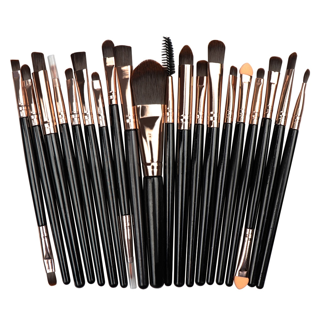 FJER 6PCS-20PCs Makeup Brush Set Cosmetict Makeup For Face Make Up Tools Women Beauty Professional Foundation Blush Eyeshadow