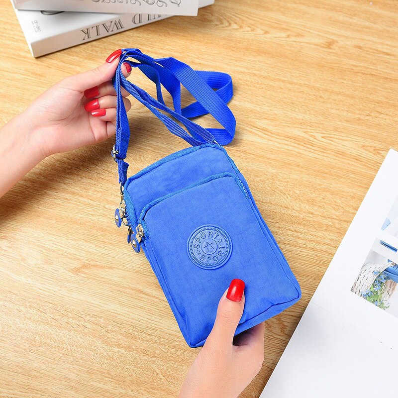 Mini Girl Handbag Neck Shoulder Bag  Travel Wallets Women Small Messenger Money Pouch Put Keys Phone Passport Cards Purse