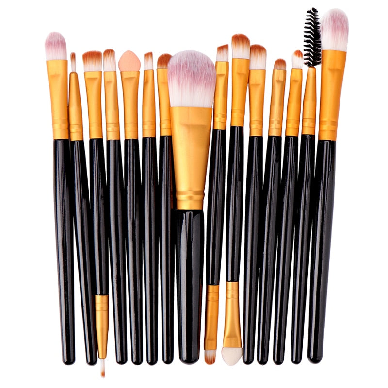 FJER 6PCS-20PCs Makeup Brush Set Cosmetict Makeup For Face Make Up Tools Women Beauty Professional Foundation Blush Eyeshadow