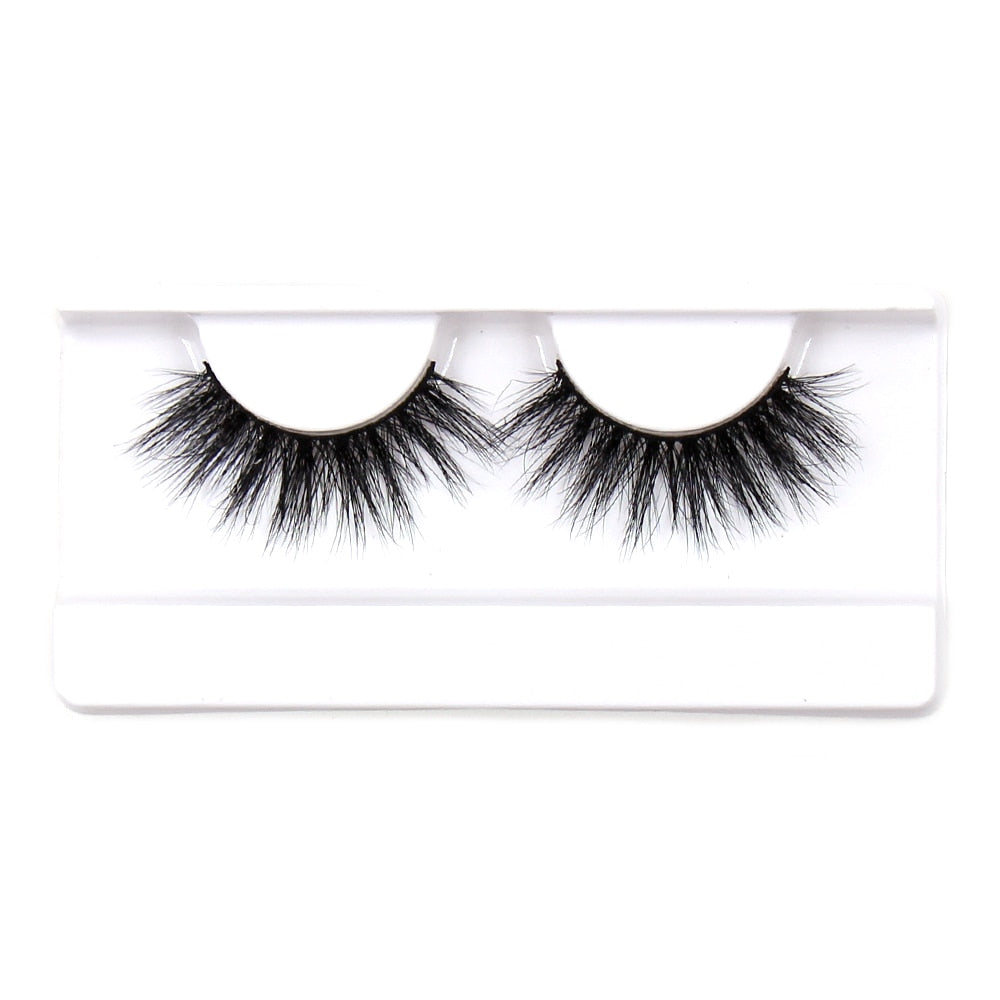 FOXESJI Mink Eyelashes Makeup 3D Mink Lashes Thick Cross Volume Fluffy Cruelty free Eye Lashes Dramatic False Eyelashes Eyelash