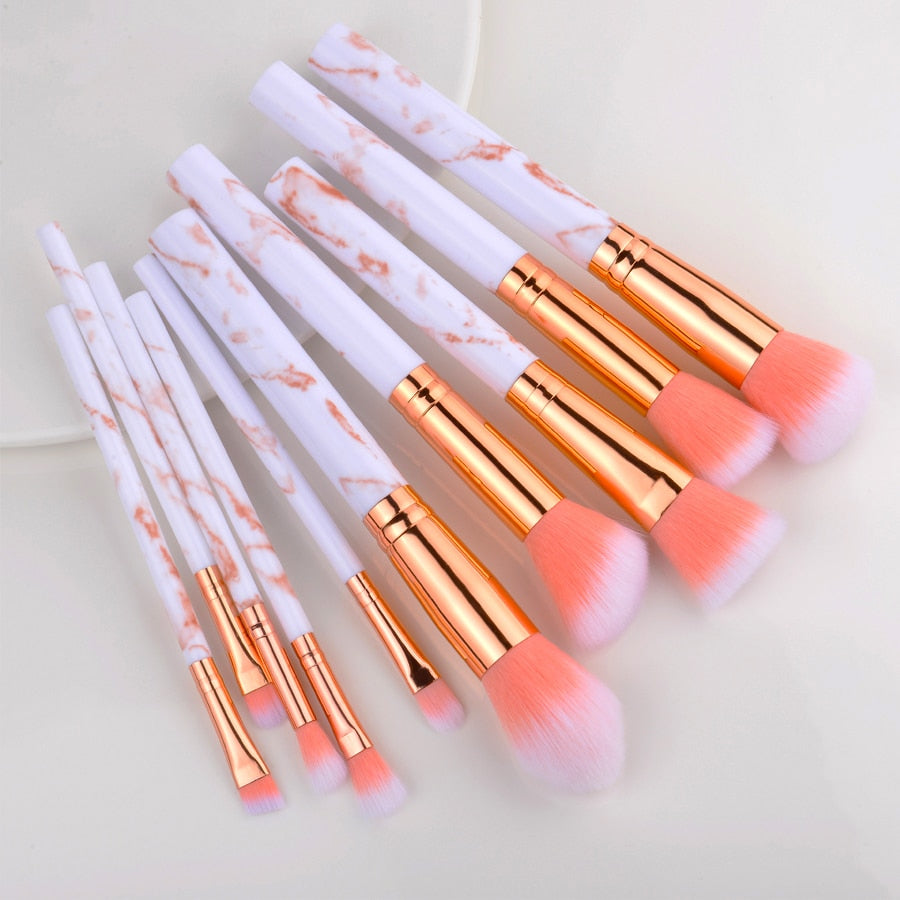 FLD 5/15Pcs Makeup Brushes Tool Set Cosmetic Powder Eye Shadow Foundation Blush Blending Beauty Make Up Brush Maquiagem