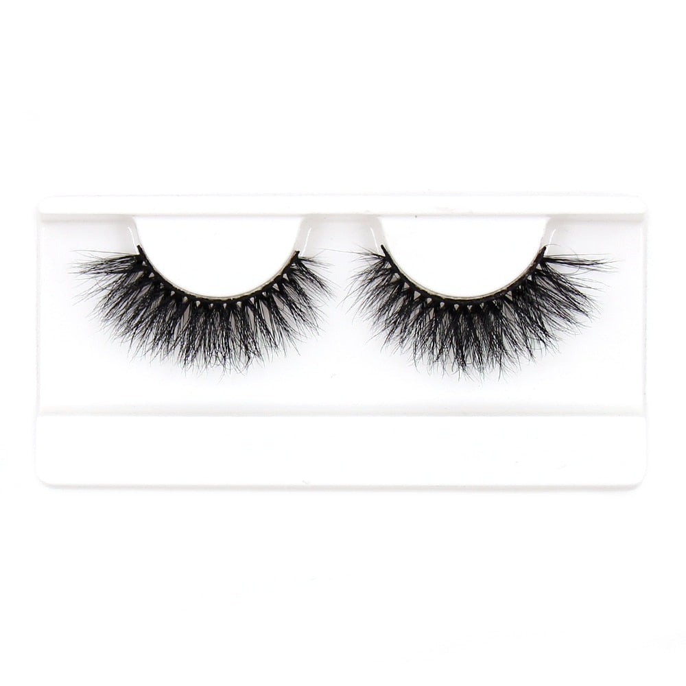 FOXESJI Mink Eyelashes Makeup 3D Mink Lashes Thick Cross Volume Fluffy Cruelty free Eye Lashes Dramatic False Eyelashes Eyelash