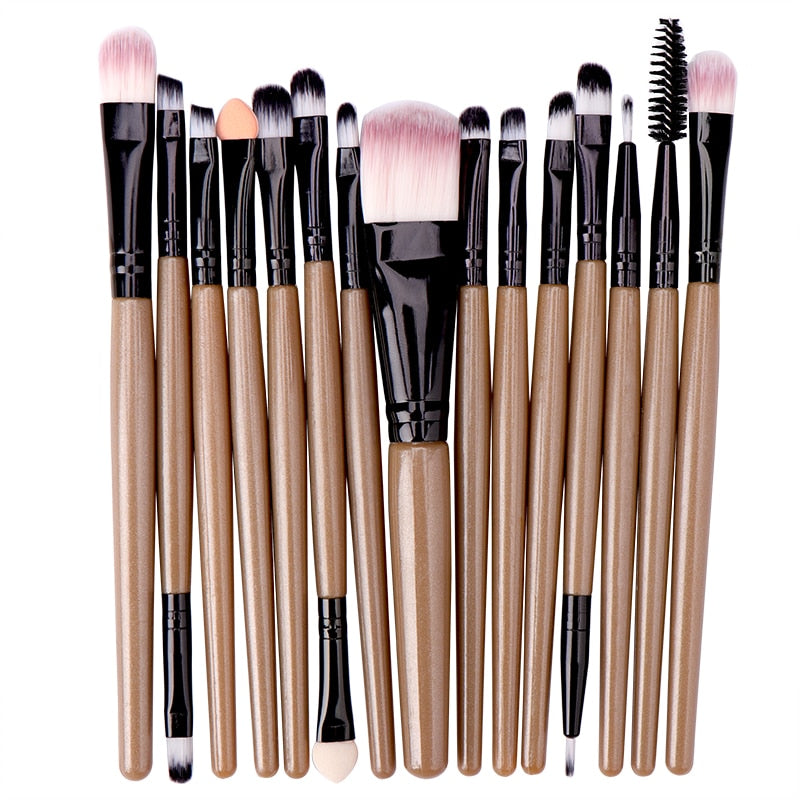 FJER 6PCS-20PCs Makeup Brush Set Cosmetict Makeup For Face Make Up Tools Women Beauty Professional Foundation Blush Eyeshadow