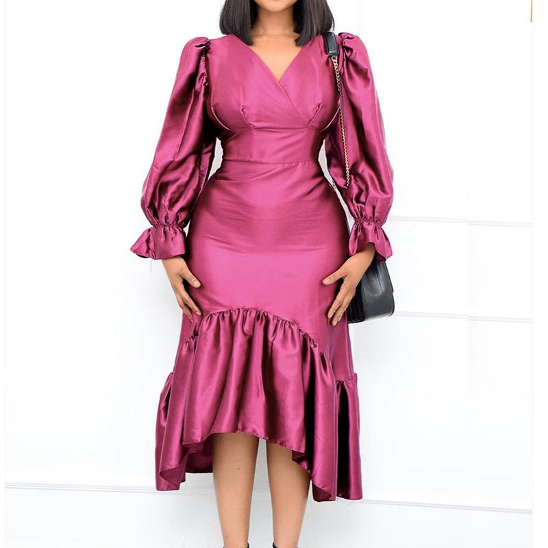 High Quality Women Dress Bow Elegant Wedding Party Dresses For Women 2022 Summer PlusSize Women Clothing S-XXXL Femme Vestidos