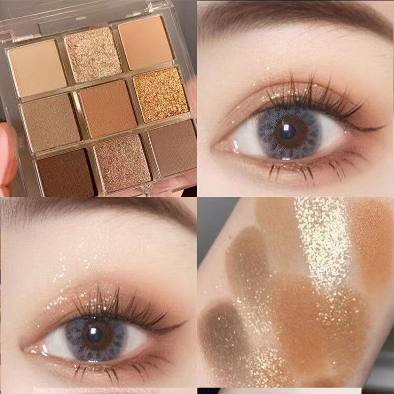 Multichrome Glitter Cream Eye Shadow Waterproof Korean Makeup Pallet Make-up For Women Shiny Eyes Cosmetic Tools Colorrose