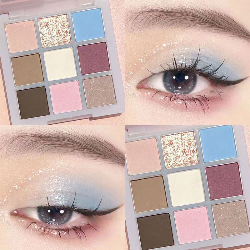 Multichrome Glitter Cream Eye Shadow Waterproof Korean Makeup Pallet Make-up For Women Shiny Eyes Cosmetic Tools Colorrose