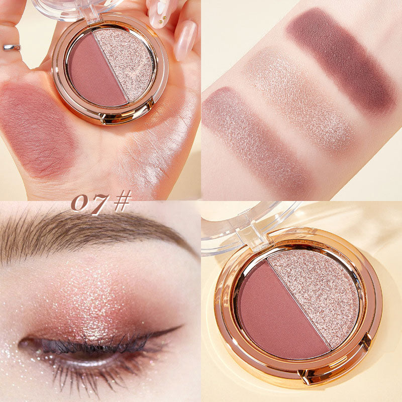 Multichrome Glitter Cream Eye Shadow Waterproof Korean Makeup Pallet Make-up For Women Shiny Eyes Cosmetic Tools Colorrose