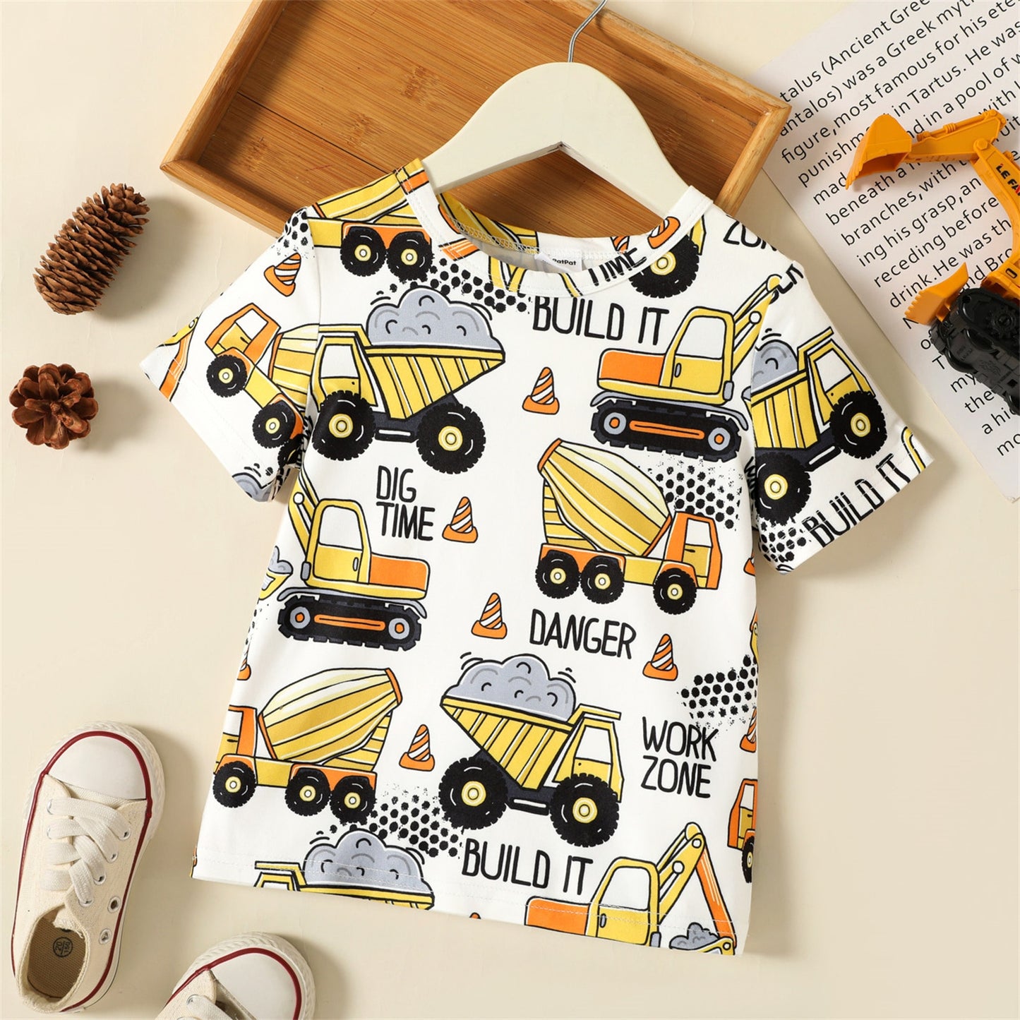 PatPat T-shirt For Boys Baby Boy Clothes Short-sleeve Tee Children Top T shirt For Summer Toddler Child Kids Clothes New Arrival