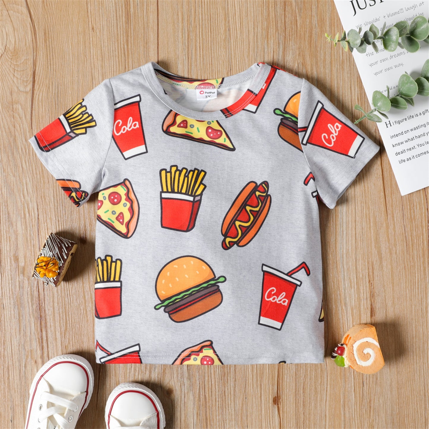 PatPat T-shirt For Boys Baby Boy Clothes Short-sleeve Tee Children Top T shirt For Summer Toddler Child Kids Clothes New Arrival